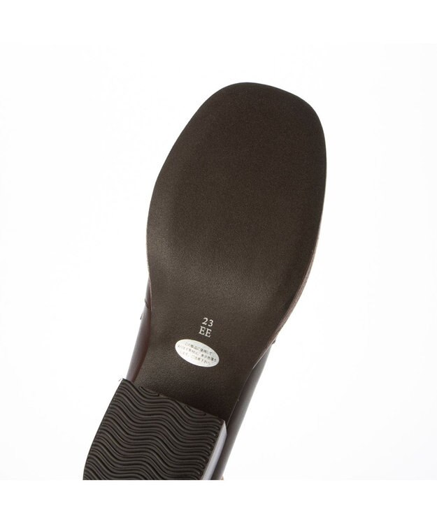 ing <ing>ストーム入りヒールローファー ダークブラウン