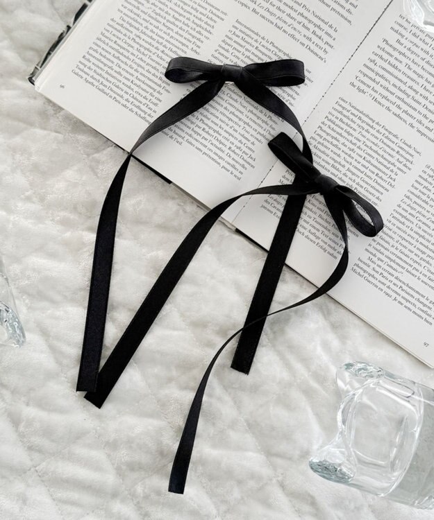 WEGO L2Pロングナローリボンクリップ ブラック