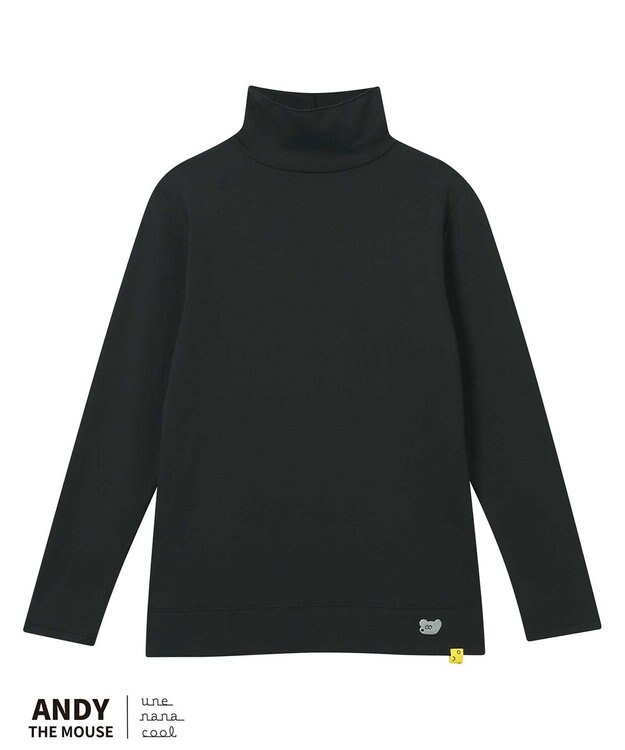 une nana cool MADE WITH ねずみのANDY 綿混裏起毛シャツ BL
