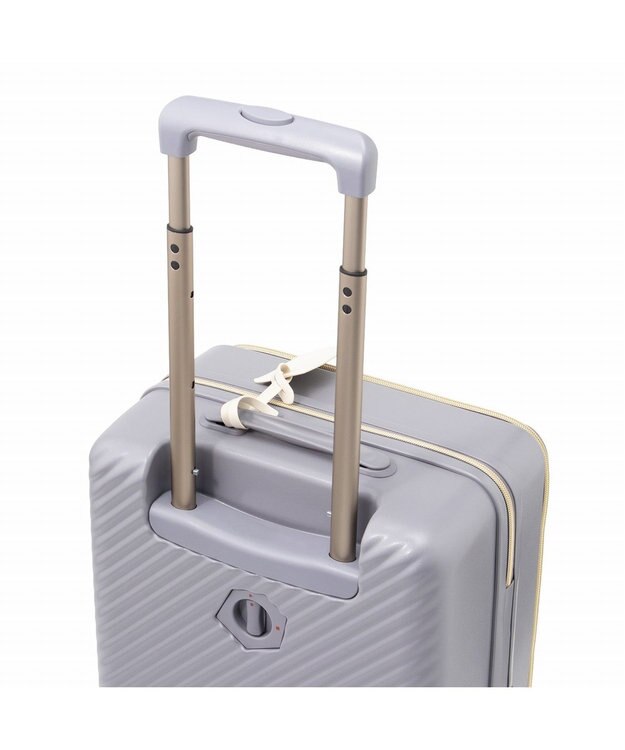 ACE BAGS & LUGGAGE Jewelna Rose HaNT ×Jewelna Rose コラボ スーツケース 機内持ち込み フロントオープン 34L 06820 ジュエルナローズ ラベンダーグレー