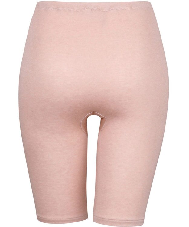 Wing あったかインナーボトム 綿混 裏起毛 よく伸びる素材 【ラクのびサーモ】 ひざ上丈 秋 冬 ER6413 ウイング／ワコール シェルピンク