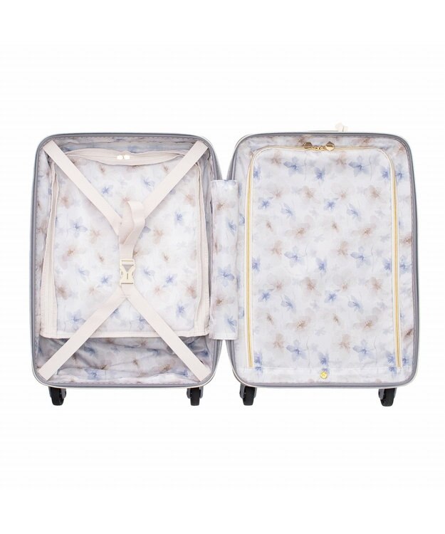 ACE BAGS & LUGGAGE Jewelna Rose HaNT ×Jewelna Rose コラボ スーツケース 機内持ち込み フロントオープン 34L 06820 ジュエルナローズ ラベンダーグレー