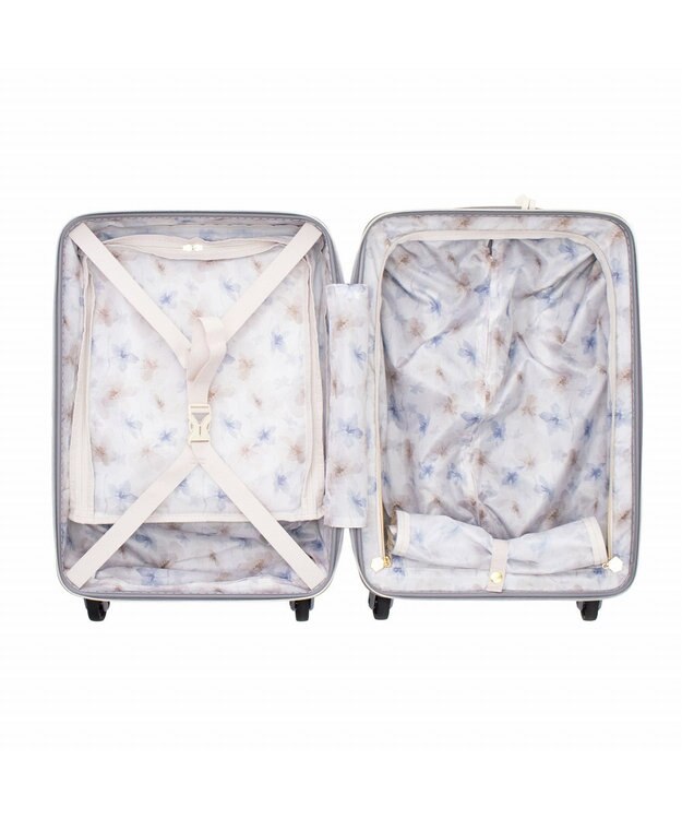 ACE BAGS & LUGGAGE Jewelna Rose HaNT ×Jewelna Rose コラボ スーツケース 機内持ち込み フロントオープン 34L 06820 ジュエルナローズ ラベンダーグレー