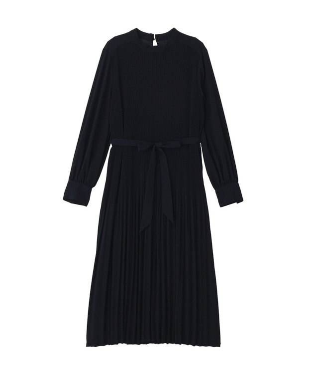 YECCA VECCA マルチwayプリーツワンピース Navy