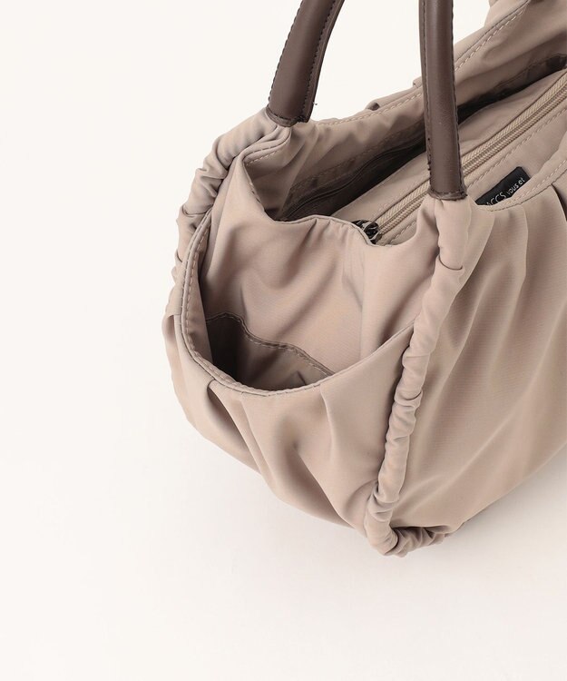 Y'SACCS 【Y’SACCS vous et】シャーリングミニトート ベージュ