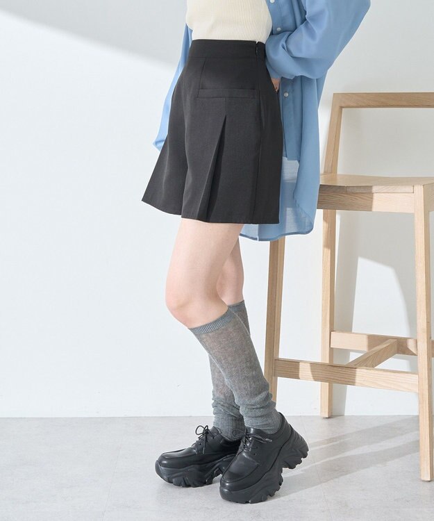 earth music&ecology ポケットデザインショートパンツ Black