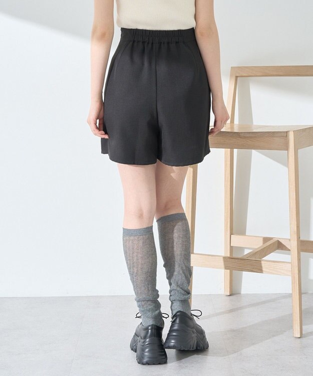 earth music&ecology ポケットデザインショートパンツ Black