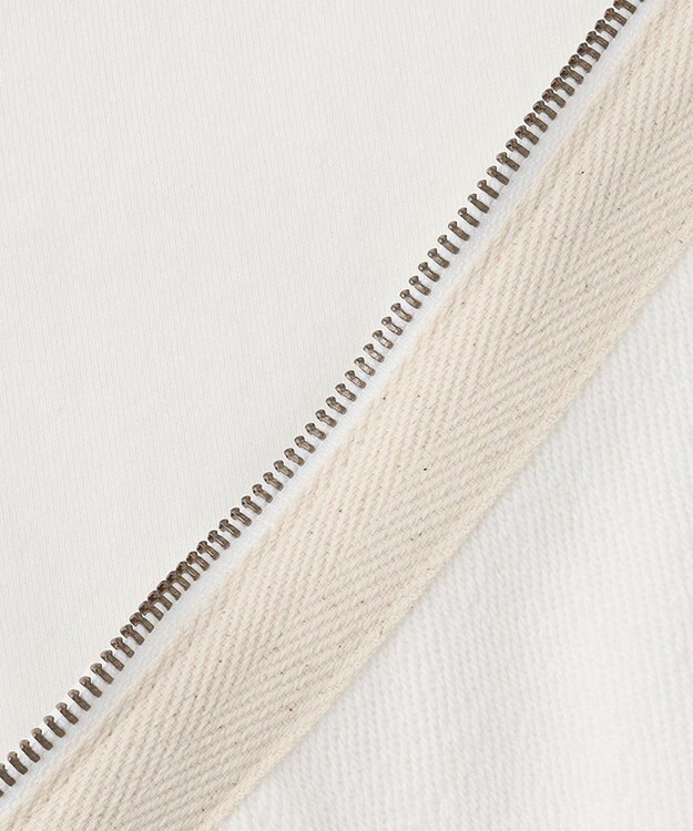 J.PRESS YORK STREET 【UNISEX】フルジップパーカー ホワイト系