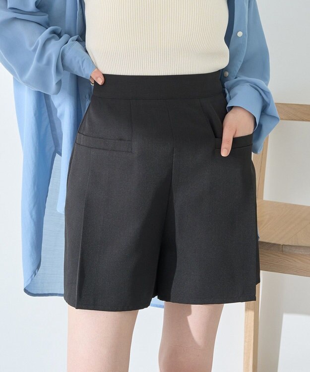 earth music&ecology ポケットデザインショートパンツ Black