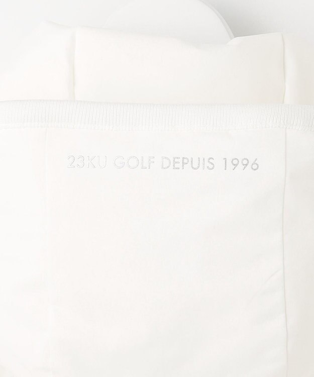 23区GOLF 【WOMEN】【撥水・ストレッチ】ニット×中綿ブルゾン ホワイト系