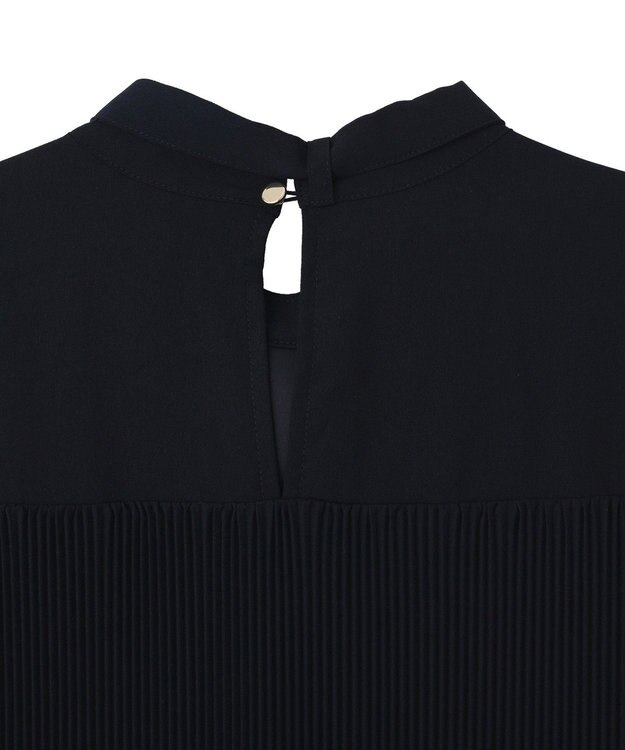 YECCA VECCA マルチwayプリーツワンピース Navy