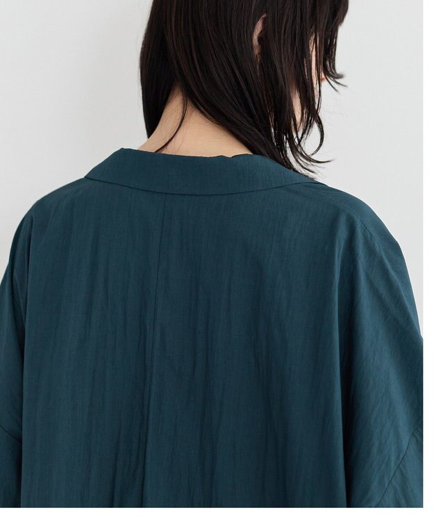 YECCA VECCA 【UVカット/遮熱/接触冷感】COOL袖シアージャケット Blue Green