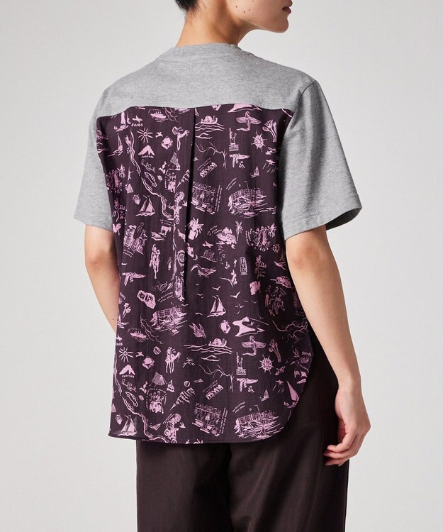 Paul Smith Travel Stories コンビ 半袖カットソー グレー