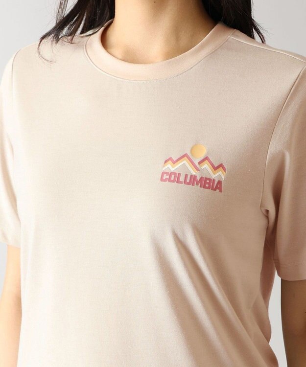 Columbia Columbia/ ウィメンズシダートレイルアウトドアグラフィックTシャツ /コロンビア Dark Stone Colorful Peaks Mini
