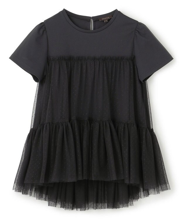 TOCCA 【美人百花掲載】【消臭】PLAY PARACHUTE Tシャツ ブラック系