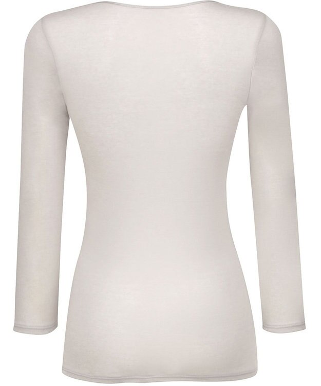 WACOAL インナー 綿100％(身生地) オーガニックコットンを使用 ムレにくい 8分袖 長袖 レディース CLD329 /ワコール チャコールグレー