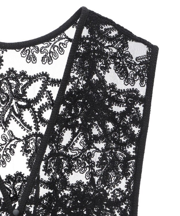 Green Parks ・ＥＬＥＮＣＡＲＥ　ＤＵＥ　２ｗａｙレースベスト Off White