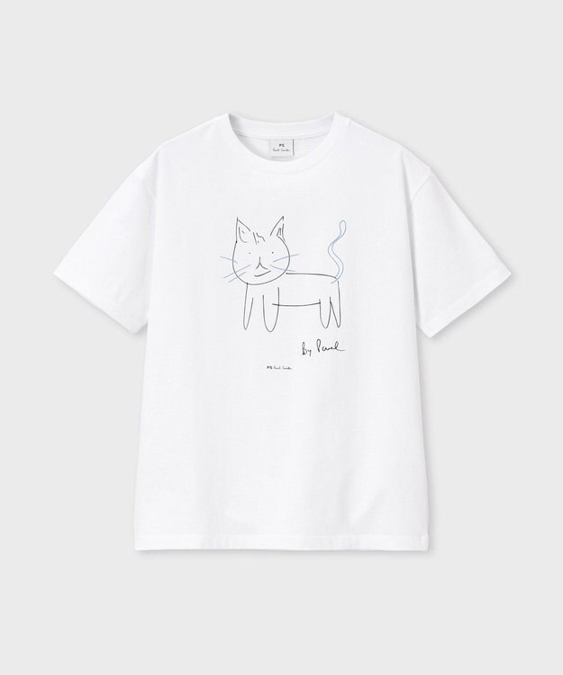 Paul Smith Drawn by Paul Cat Tシャツ ホワイト
