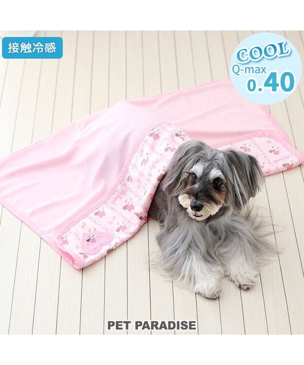 PET PARADISE ディズニー ミニーマウス クールケット 《レース柄》 小型犬 ブランケット レース柄