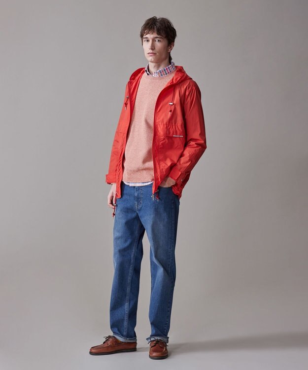 J.PRESS MEN 【撥水 / 機能性抜群 / パッカブル仕様】ナイロンタフタ ウェザーパーカー レッド系