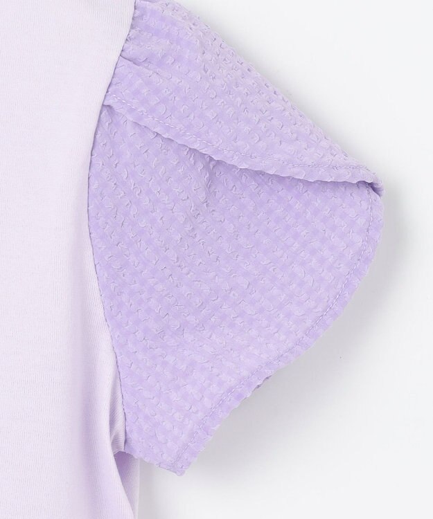 組曲 KIDS 【110-140㎝】スズランプリント Tシャツ ラベンダー