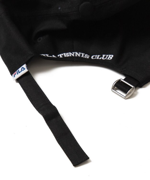 WEGO 別注FILAロゴキャップ ブラック