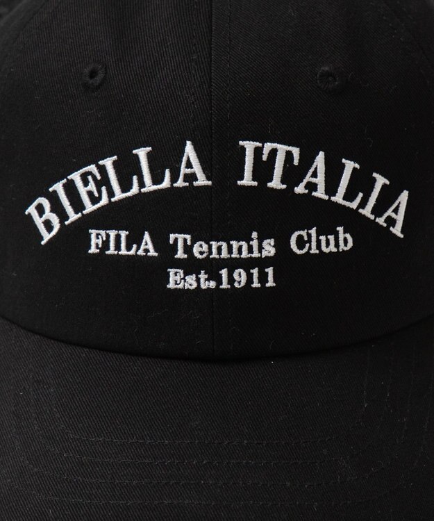 WEGO 別注FILAロゴキャップ ブラック