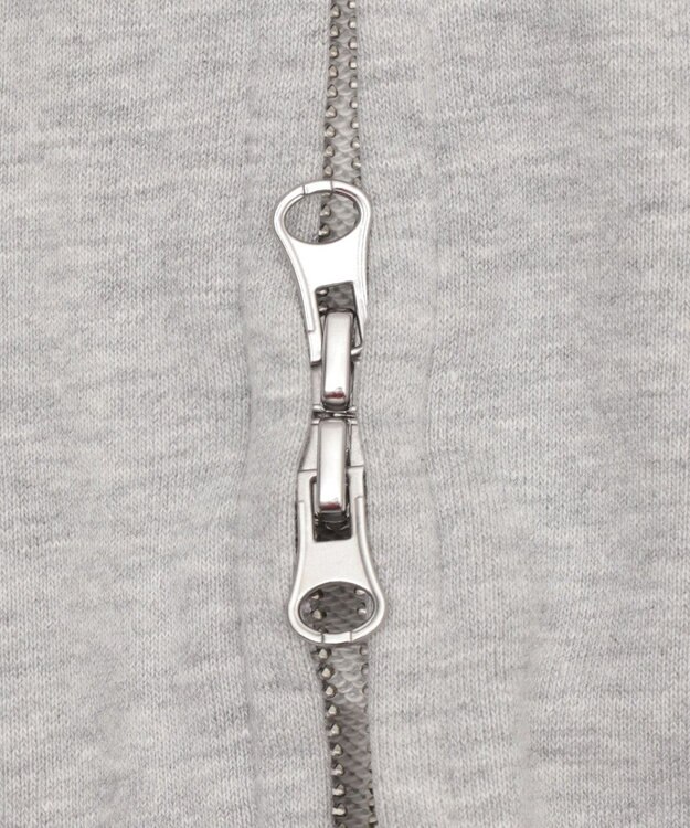 WEGO 【ユニセックス着用ITEM】バルーンBIGダブルZIPパーカー 杢グレー