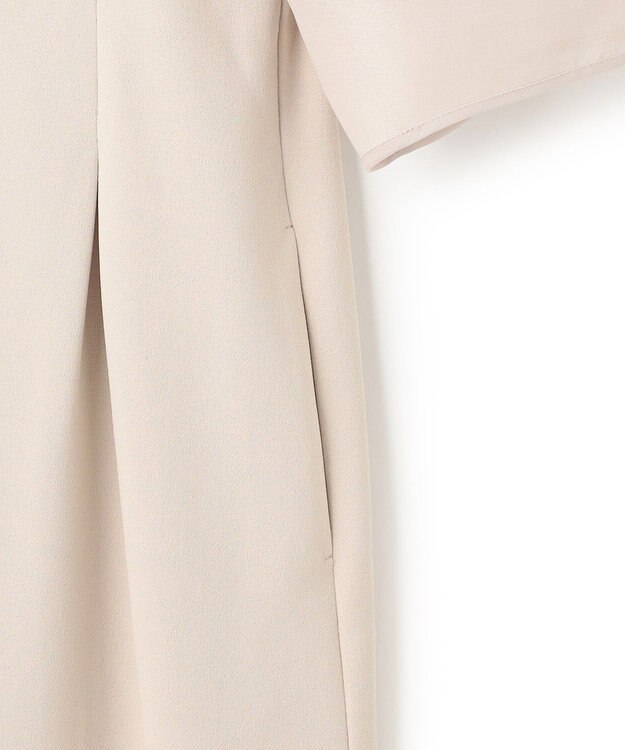 UNFILO 【VERY×UNFILOコラボ】BEAUTY MOVE シアースリーブ ワンピース アイボリー