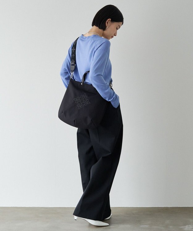 russet 《15か月連続！ブランド月間ランキング1位》コーデュラナイロン2WAYトートバッグ(CE-1404-WEB) Black