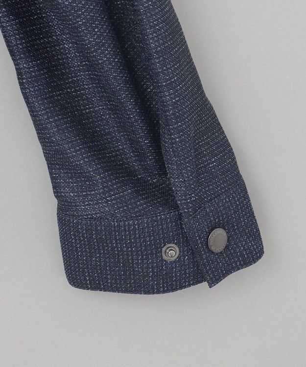 GOTAIRIKU 新素材【洗える/シワになりにくい/ストレッチ】カラミプリント MA-１ブルゾン ネイビー系8