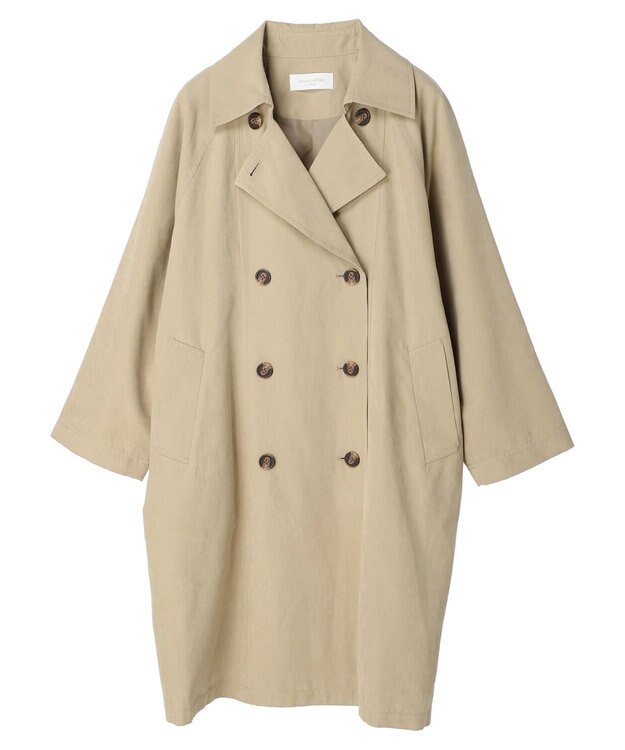 Green Parks オーバートレンチコート Beige