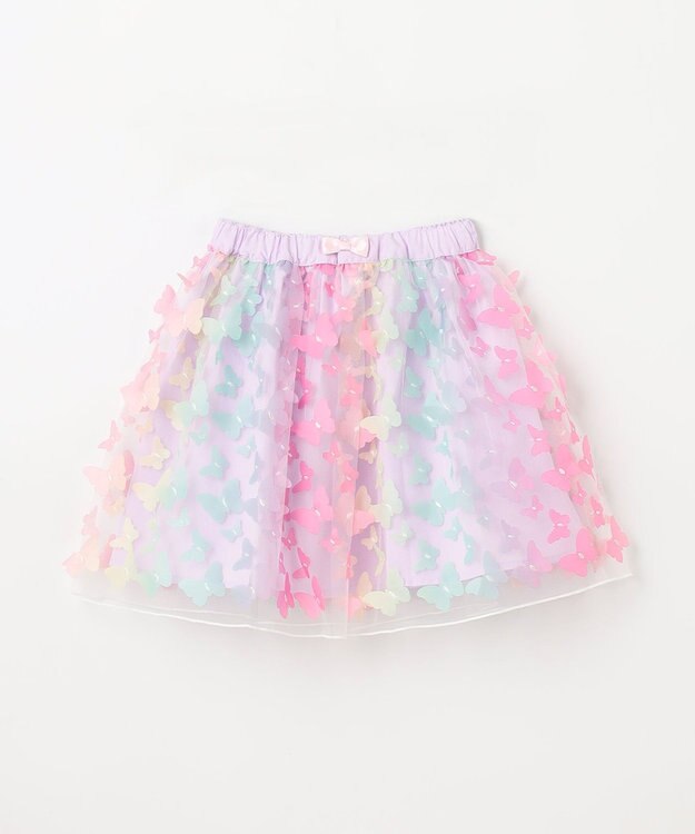 ANY KIDS レインボー チュール スカート ラベンダー