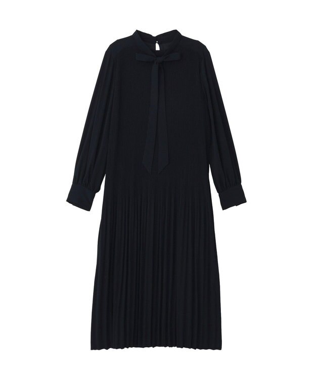 YECCA VECCA マルチwayプリーツワンピース Navy