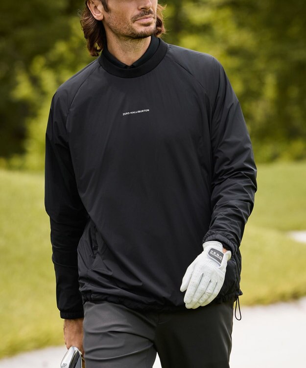 ZERO HALLIBURTON 【撥水・保温】 サーモフライ プルオーバー型ウィンドブレーカー ZHG-M5A2b  85109 ブラック