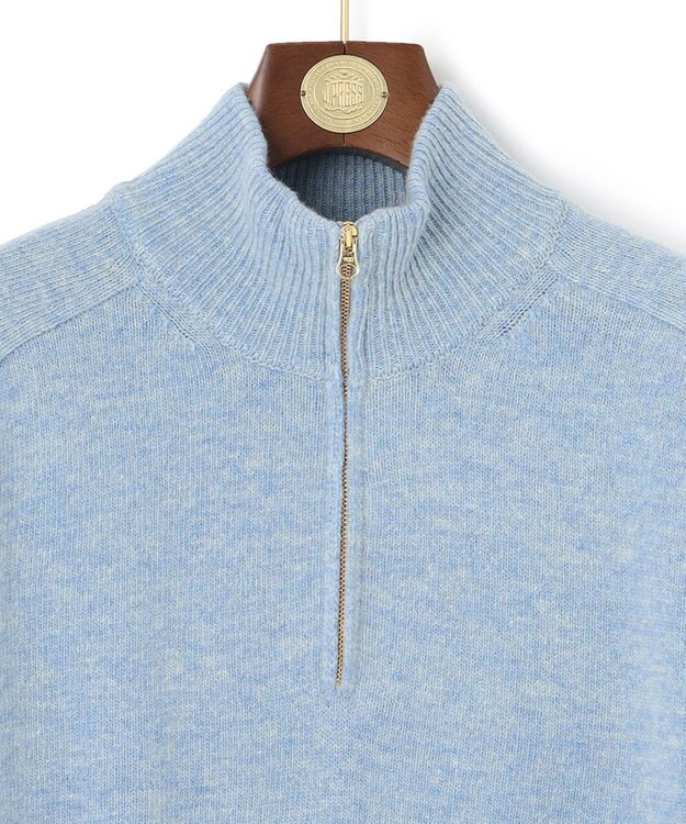 J.PRESS MEN 【一部店舗限定】ハーフジップニット サックスブルー系
