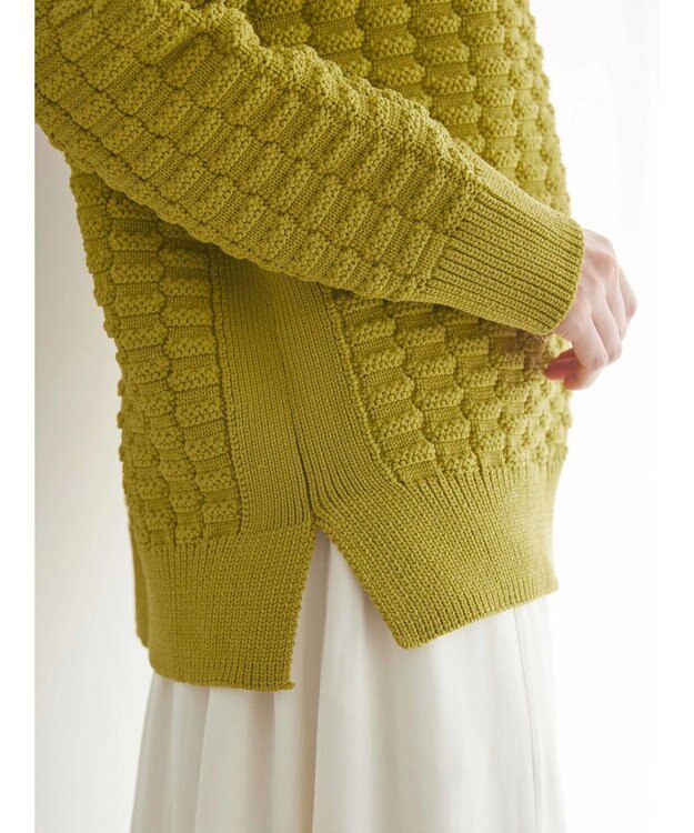 AMERICAN HOLIC エコカルットポコポコプルオーバー Mustard