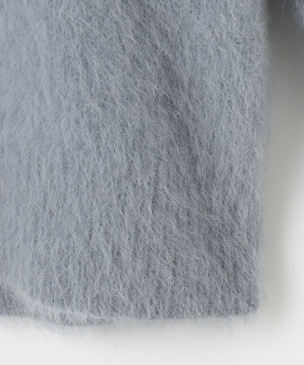 自由区 L 【SHIHOさん着用】ヘアリーフォックス カーディガン ブルー