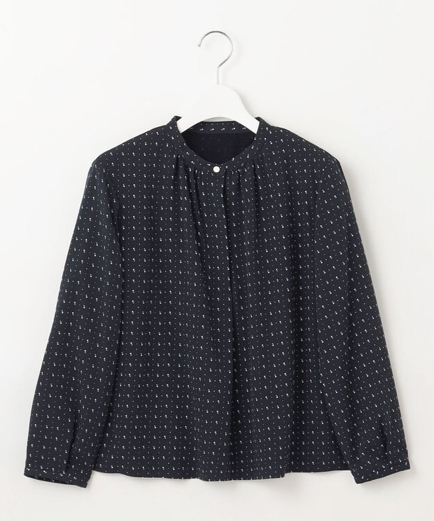 J.PRESS LADIES 幾何プリント カットソー ネイビーベース系5