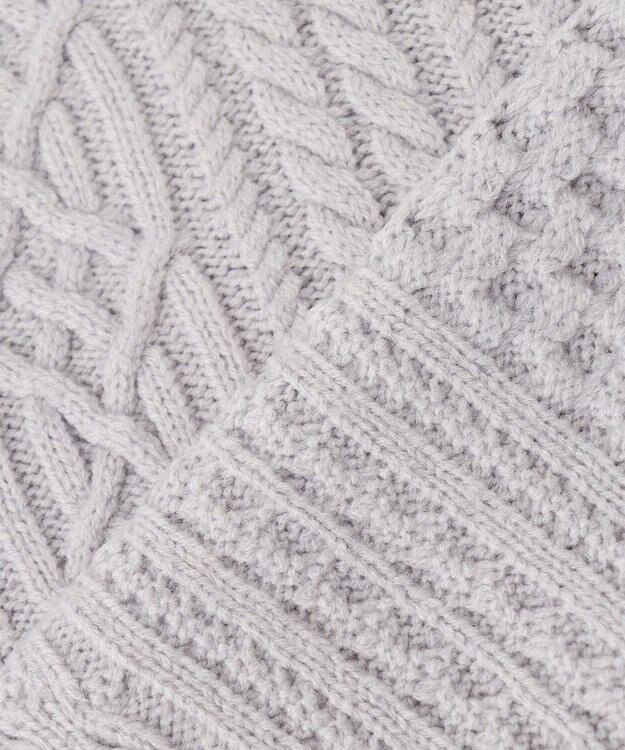 UNFILO アランパターンニット グレー