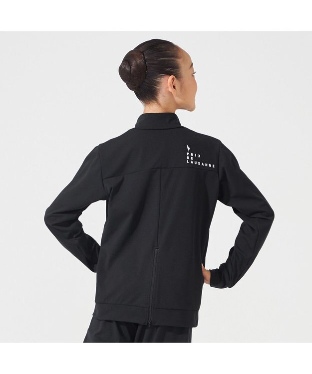 Chacott ジップアップジャケット ブラック