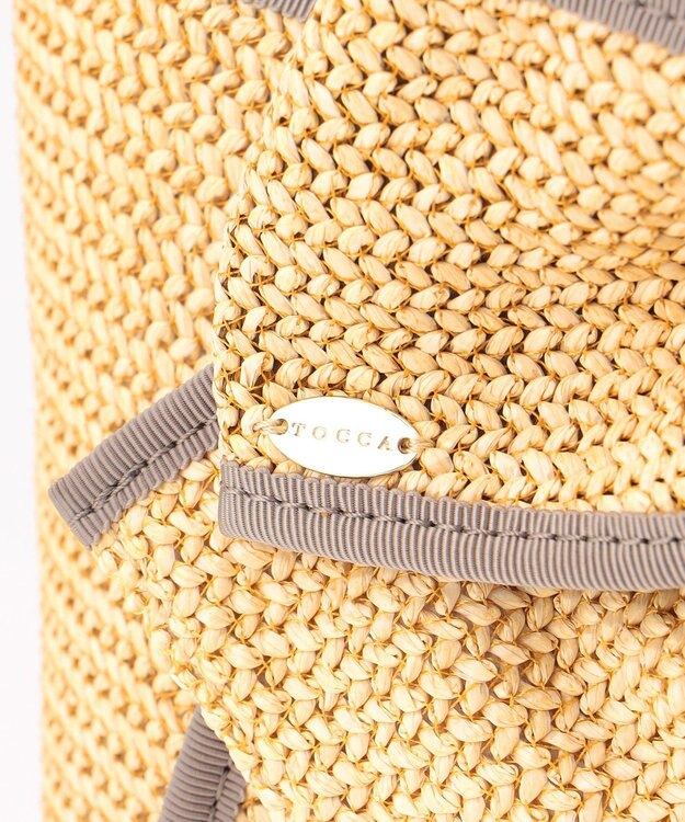 TOCCA KNOT IN HEART BASKET かごバッグ ベージュ系