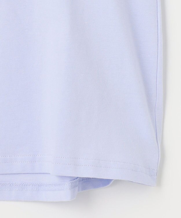 ANY KIDS 接触冷感 いろいろモチーフ Tシャツ ラベンダ―×シェル