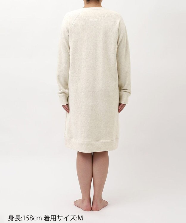 tsumori chisato SLEEP ツモリチサト ワンピース 長袖 ルームウェア 綿100%(本体) レディース UNX587 /ワコール アイボリー