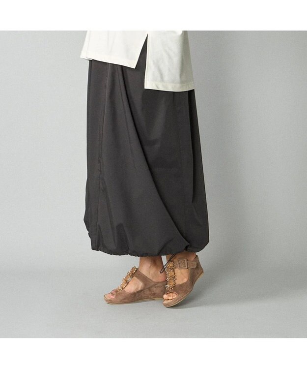 MODE ET JACOMO <D'ICI>ビジュー付きTストラップサンダル オークスエード