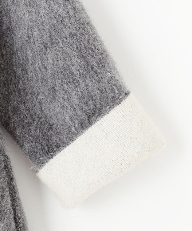 自由区 【カトリエムブーケ】Jeu de couleurs ニットアウター ライトグレー