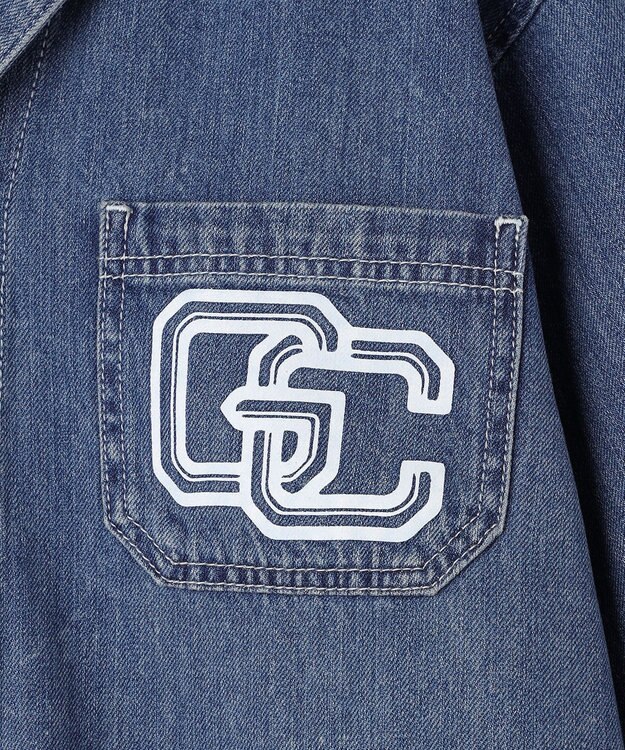 GRACE CONTINENTAL メカニックデニムコート ブルー