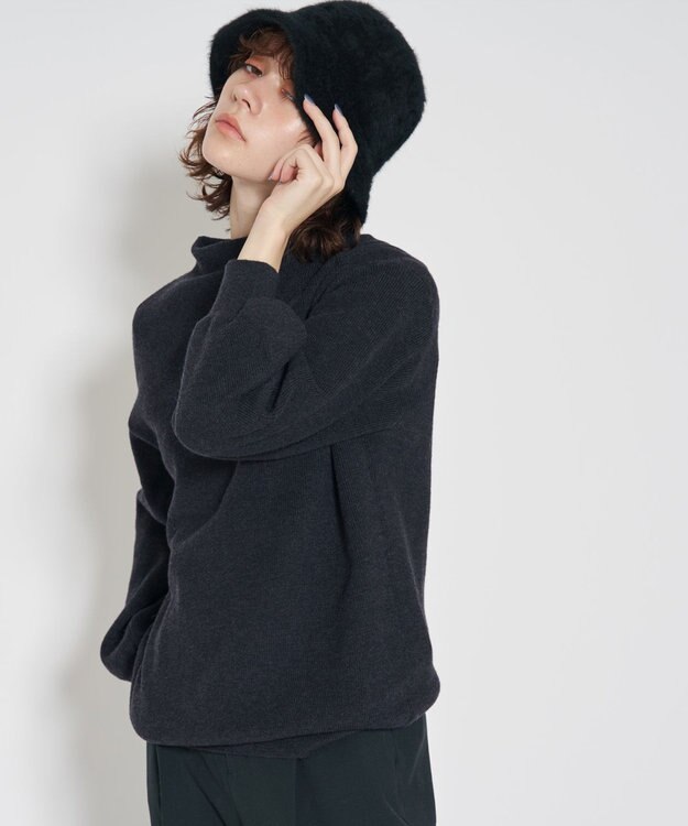 J.PRESS YORK STREET 【WOMEN】ボトルネック ニット グレー系