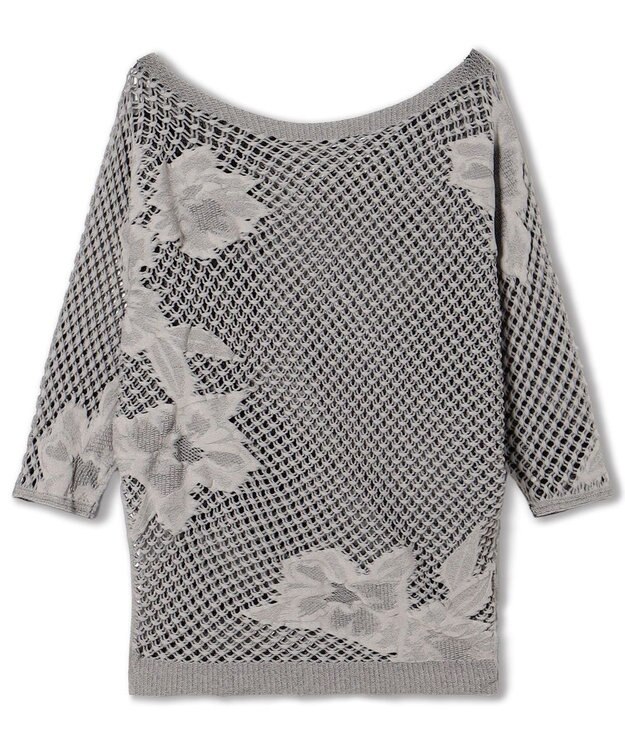 Chacott 【ノーソーイングニット】リバーシブルルーズフィットトップ グレー