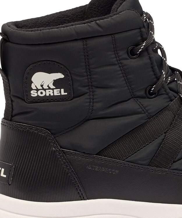 SOREL SOREL/ ウィットニー３ ミッドウォータープルーフ /ソレル Black、 Chalk